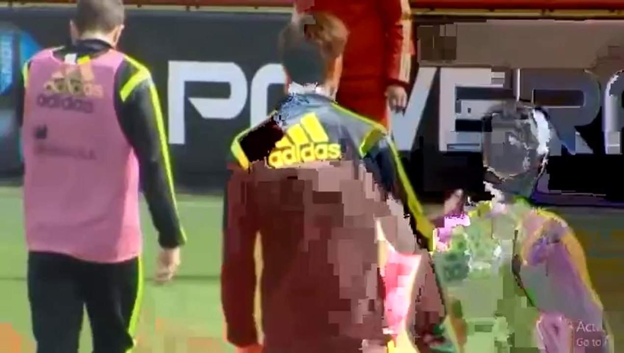 New Chelsea star Cesc Fabregas sent out from Spain training by Vicente Del Bosque