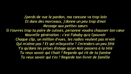 FABABY - L'ESPOIR M'ABANDONNE (Lyrics / Paroles)