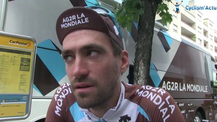 Christophe Riblon au départ de la 9e étape du Tour de Suisse 2014
