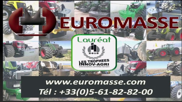 Masse EVO 1450 Kg à 2050 Kg - Modulable jusqu'à 2850 kg - EUROMASSE 100 % FONTE