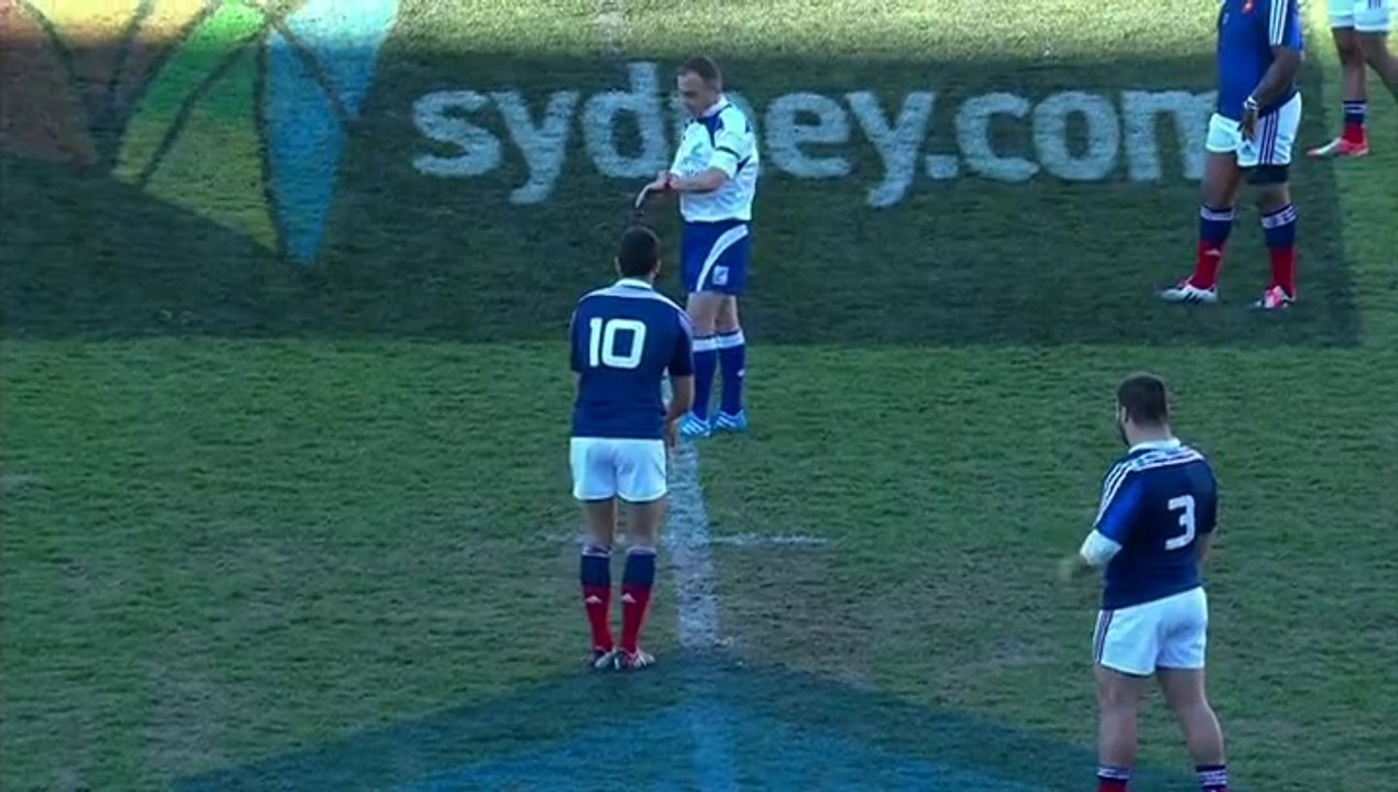 1st half Australia vs France test 3 july 21st 2014