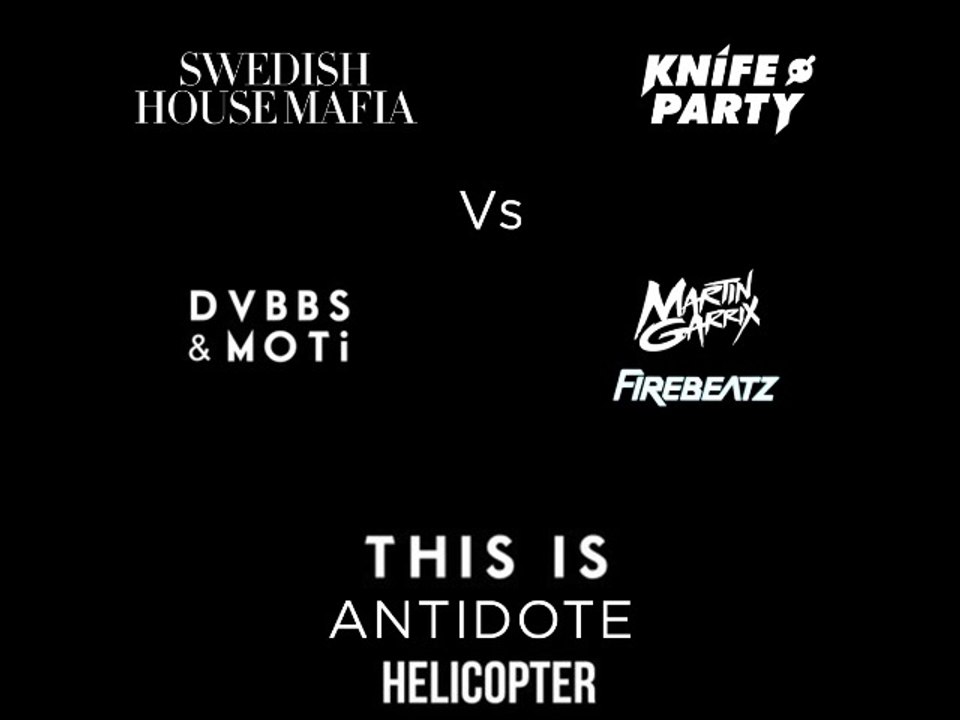 Martin Garrix vs Knife Party vs DVBBS & MOTi - Helicopter vs Antidote vs This is Dirty (Giro mashup)