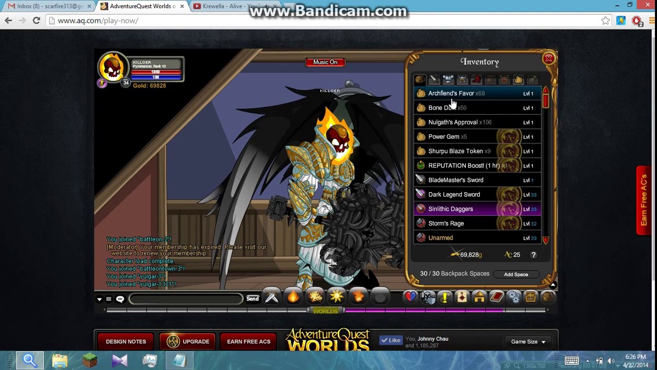 PlayerUp.com - Buy Sell Accounts - AQW (Account for sale) $125