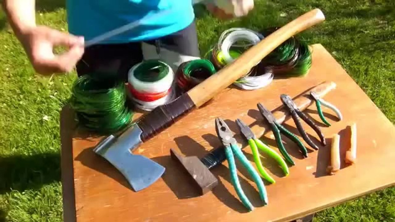 Making String From A Plastic Bottle!