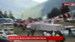 Artvin festivalde boğalar insanların arasına daldı