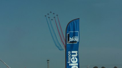 la patrouille de France au meeting de Cazaux