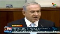 Israelíes matan a 2 palestinos en defensa propia: Benjamín Netanyahu