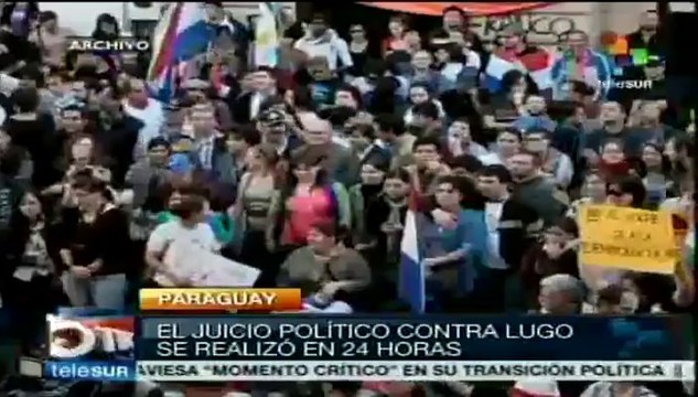 Recuerdan paraguayos golpe de Estado parlamentario a Fernando Lugo