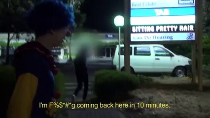 Clown Axe Scare Prank