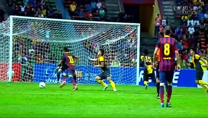 Neymar 2013 14 - Goals , Skills and Emotions