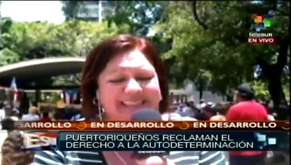 Miles piden el fin del estatus colonial de Puerto Rico