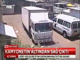 Küçük kız bu kamyonetin altından sağ çıktı