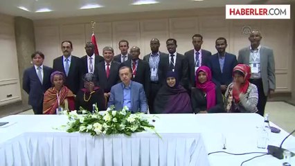 Erdoğan, "Global Somali Diasporası" heyetini kabul etti -