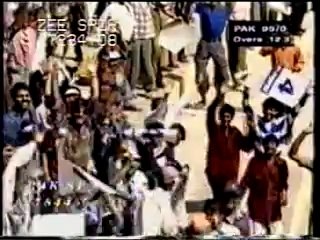 Shahid Afridi in Pepsi Cup 1999.