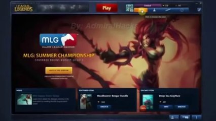 League of Legend RP HACK [ Updated Jun 2014 ] [ NO SURVEYS NO PASSWORD ]