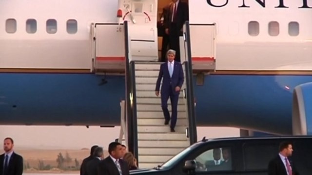 Kerry touches down in Jordanian capital