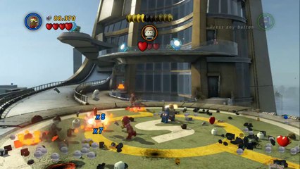LEGO Marvel Super Heroes (PS4) -  Mandarin   Aldrich Killian Boss Fight