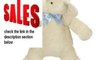 Discount North American Bear Company Smushy Elephant Blue Ribbon, Ivory, Large Review