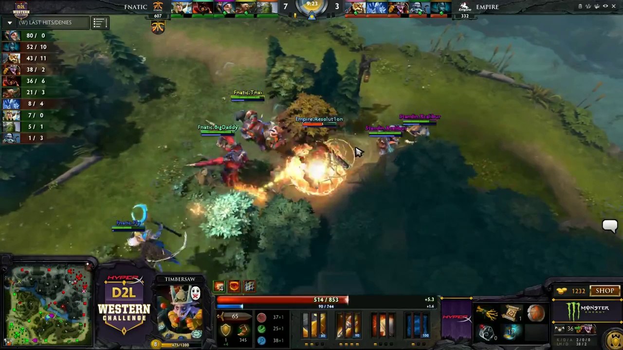 HyperX D2L Western Challenge Playoffs - Team Empire vs Fnatic (Game 2)