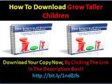 Grow Taller Children Review - Does It Really Works?