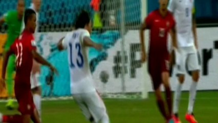 هدف تعادل امريكا في مرمى البرتغال