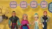 Disney Frozen Queen Elsa, with Anna, Hans, Kristoff, Sven and Olaf the Complete Character Set