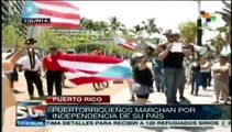 Marchan en Puerto Rico para liberarse del colonialismo de EE.UU.