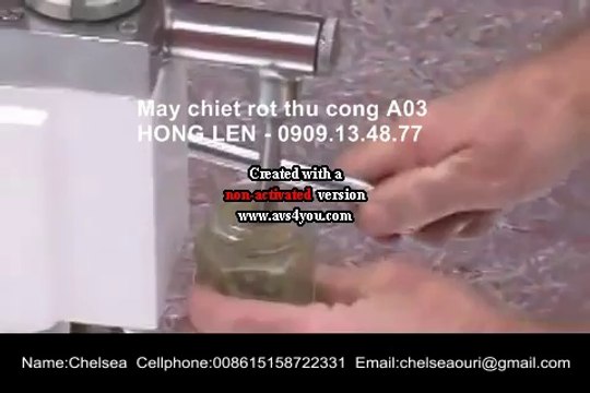 Máy chiết rót mỹ phẩm thủ công A03, máy chiết dịch đặc, máy chiết rót dịch lỏng gạt tay