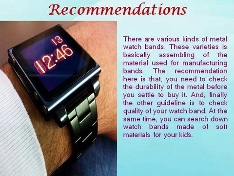 Reliable Metal Watch Bands