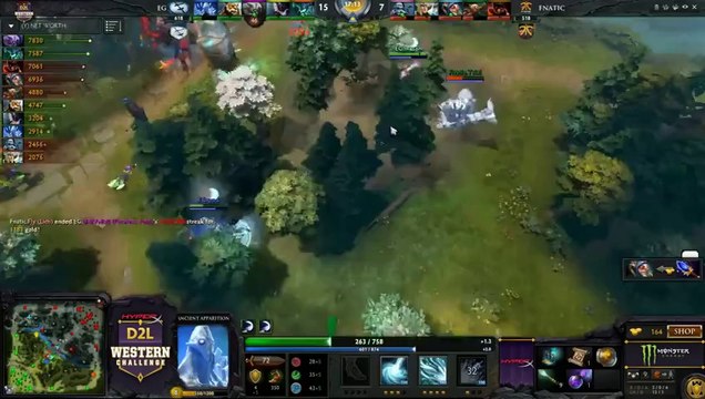 HyperX D2L Western Challenge Playoffs - Evil Geniuses vs Fnatic (Game 1)