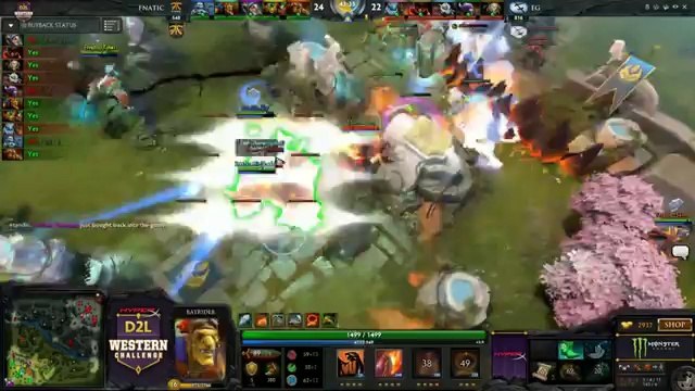 HyperX D2L Western Challenge Playoffs - Evil Geniuses vs Fnatic (Game 2)