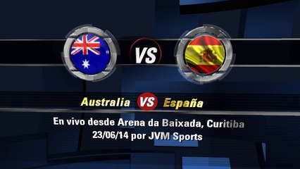 Ver partido Australia vs España en vivo  -- Mundial Brasil 2014