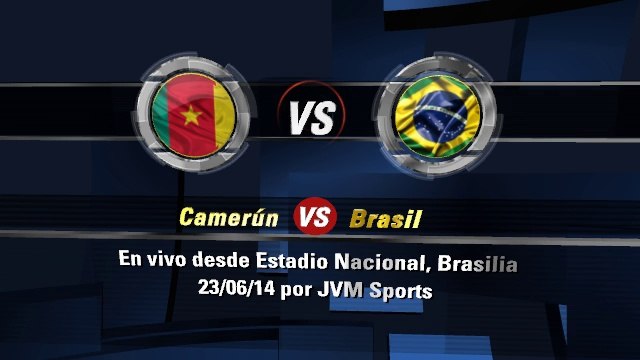 Ver partido Camerún vs Brasil en vivo Mundial Brasil 2014