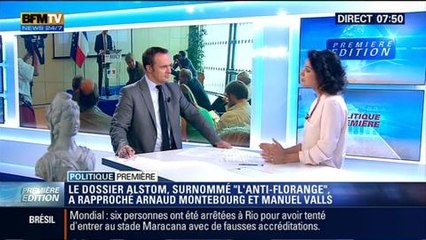 Politique Première: Le dossier Alstom a rapproché Arnaud Montebourg et Manuel Valls - 23/06