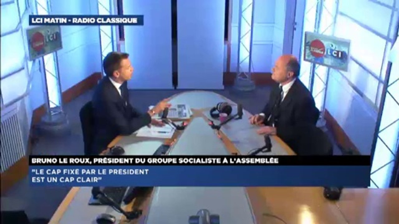 Bruno Le Roux, invité de Guillaume Durand avec LCI