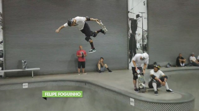 Pedro Barros & Felipe Foughino Skate Session - Skateboard