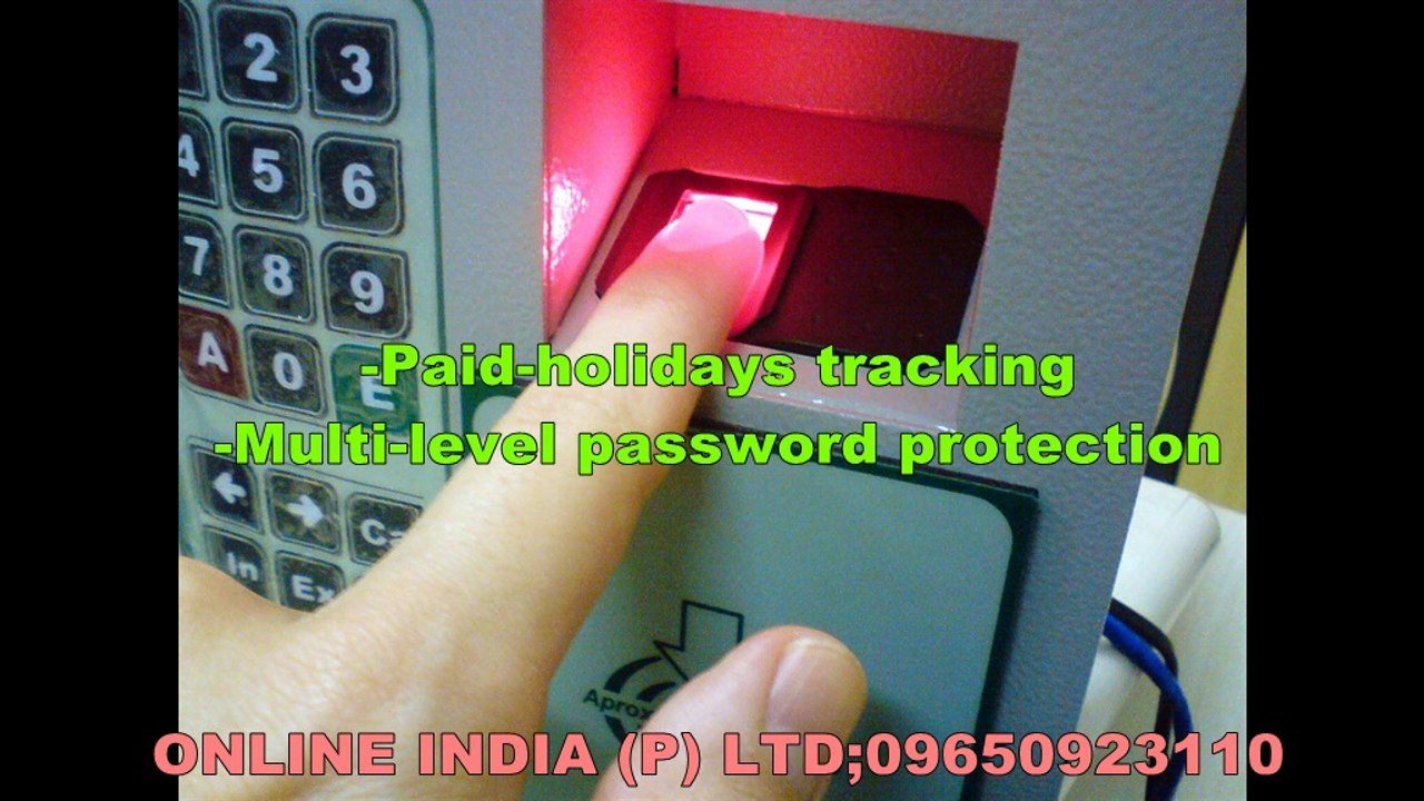 BIOMETRIC FINGERPRINT TIME & ATTENDANCE SYSTEM IN GHAZIABAD , 09650923110 , www.onlyspy.in