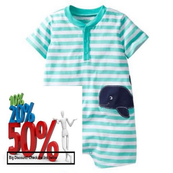 Cheap Deals Carter's Baby Boys Jersey Henley Romper Review