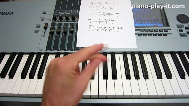 Halleluja Piano Tutorial Leonard Cohen