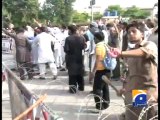 Twin city paralyzed on Qadri Arrival-23 June 2014