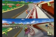 Mario Kart: Double Dash!! | Multiplayer Gameplay - Luigi Circuit | Nintendo GameCube (GCN) - MNPHQMedia
