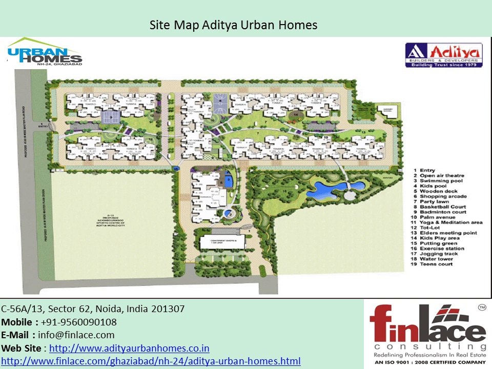 91-9560090108@Aditya Urban Homes New Residential Projects NH 24 Ghaziabad