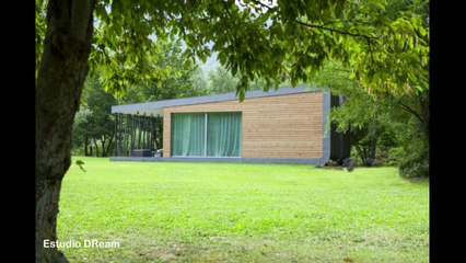 Arte Modular: Vivienda de una planta en madera 🌿