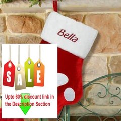 Best Deals Embroidered Red Paw Christmas Stocking Review