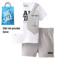 Cheap Deals Calvin Klein Baby-Boys Newborn and Tee with Short Vest Review