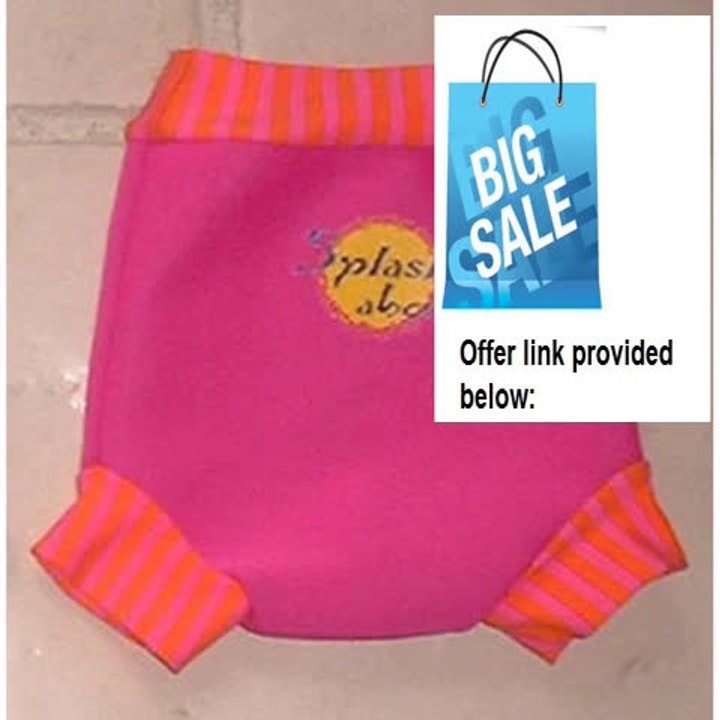 Cheap Deals Splash About Happy Nappy (Reusable Swim Diaper) Pink Mango Review