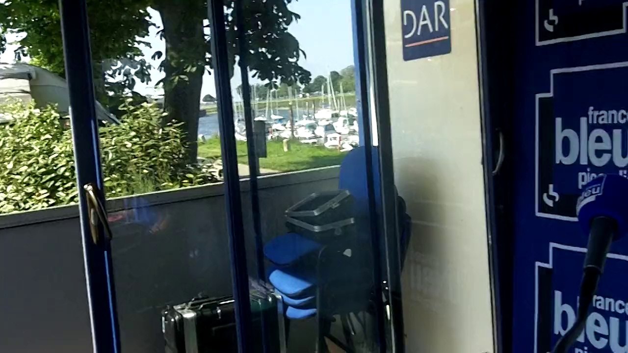 Passage du petit train de la Baie de Somme