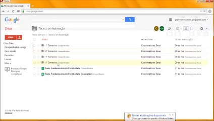 Acessar o drive de professores - SENAI Lages