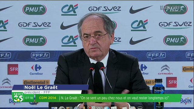 Le Graët à propos de Didier Deschamps