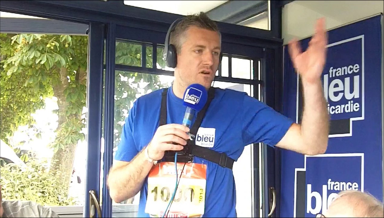 Antoine Barège à quelques minutes du départ de la Transbaie